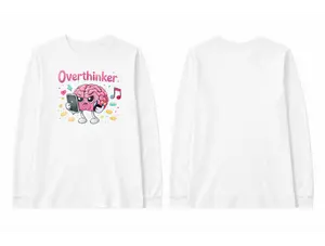 Overthinker™ Uni-sex Long Sleeve Tee