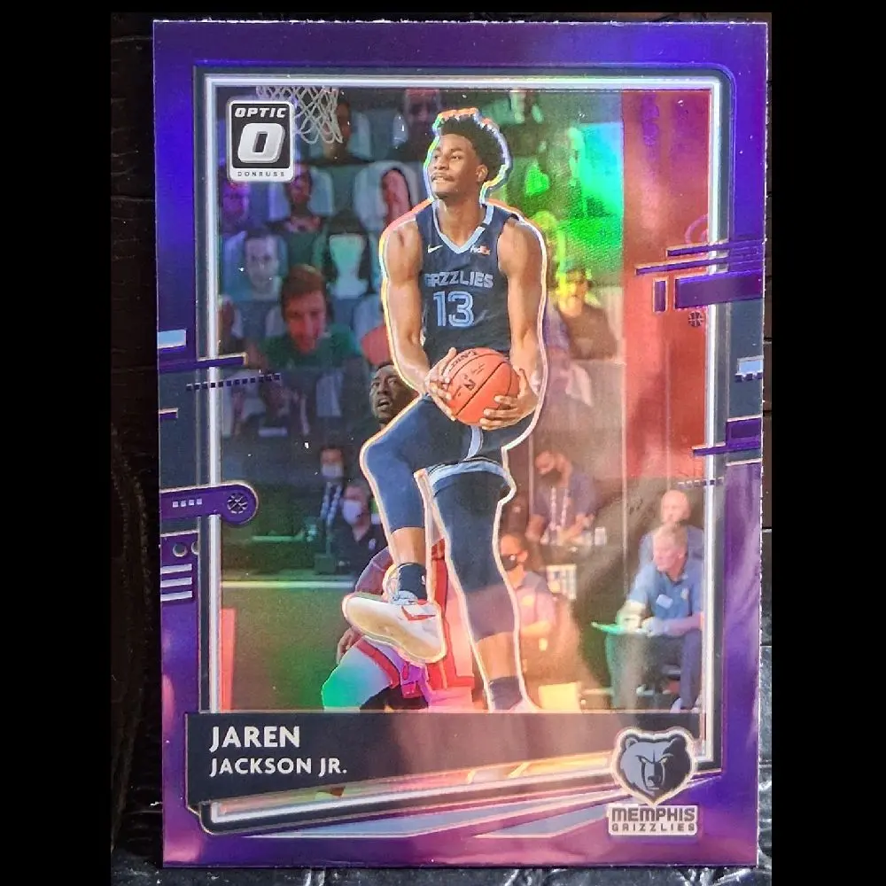 Panini Jaren Jackson Jr. 2020-21 Optic Purple Prizm #16 Memphis Grizzlies Basketball Card