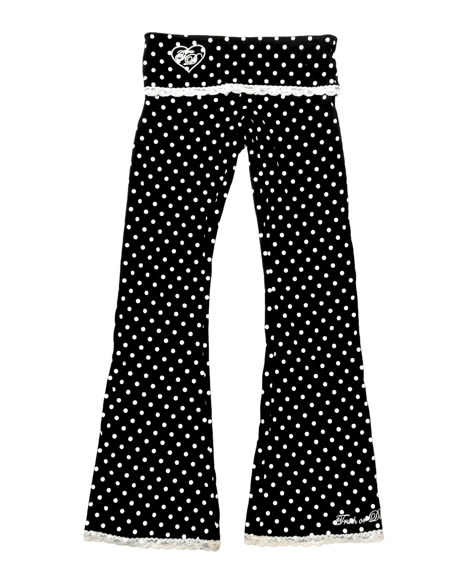 Frenchie Foldover Flare Pants