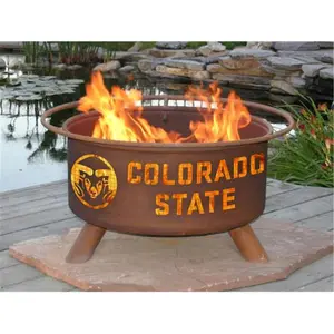 Patina Products  Colorado State Fire Pit, Fire Pit Outdoor, Outdoor Fire Pits, Patio Fire Pit, Portable Fire Pit