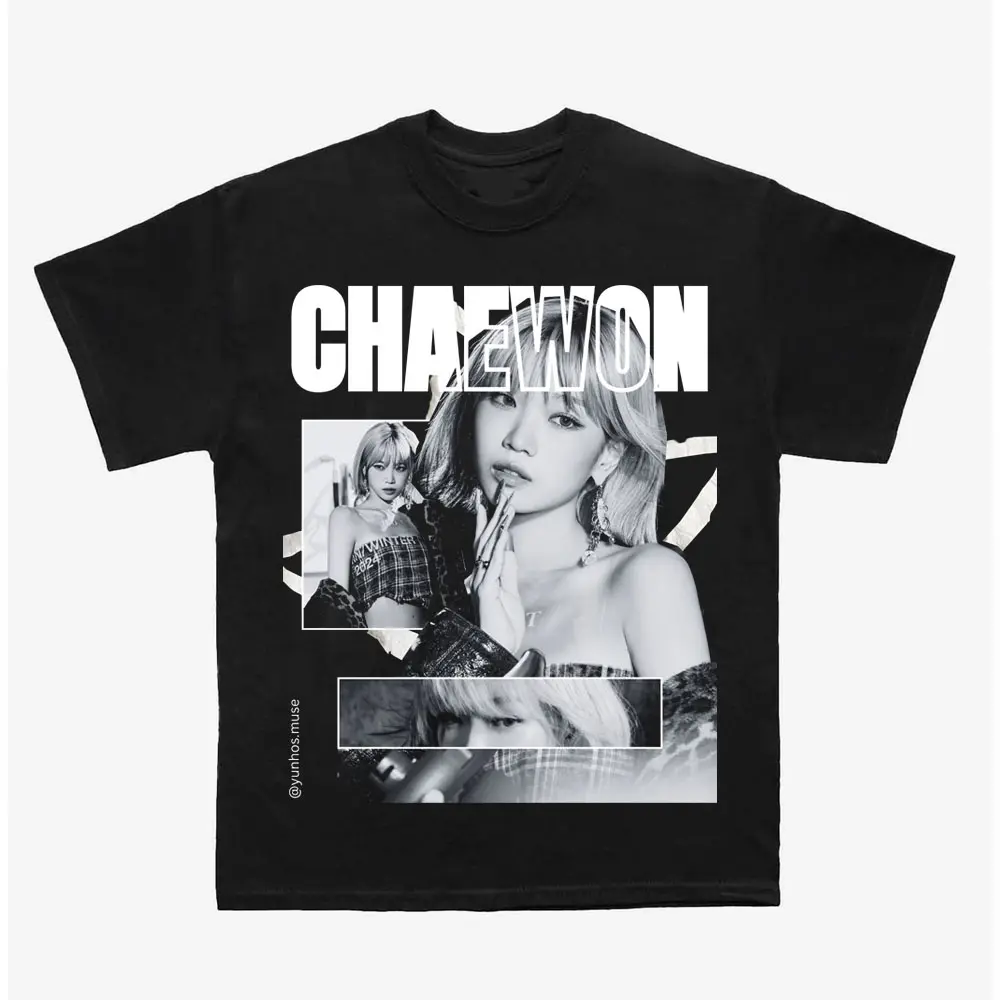 Chaewon T-Shirt, K-Pop Idol Graphic Tee, 4th Gen Korean Pop Fan Apparel