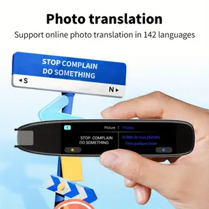 Smart Language Translator Pen, 142 Languages, OCR Text-to-Speech Translation, Perfect for Language Learners, Business & Travel
