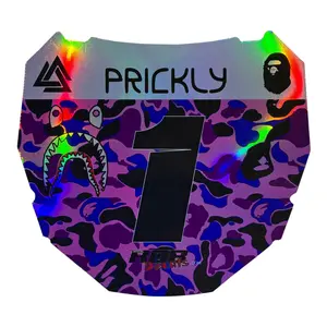 ODI Plate Decal — Purple/ Pink/ Blue Designer Camo (Holographic Chrome)