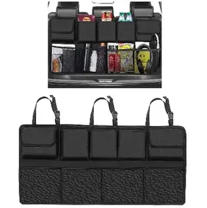 Car Trunk Organizer – Hanging Backseat Storage with Multiple Pockets for SUVs, Vans, and Cars Truck Car Trunk Organizer – Hanging Backseat Storage with Multiple Pockets for SUVs, Vans, and Cars Truck