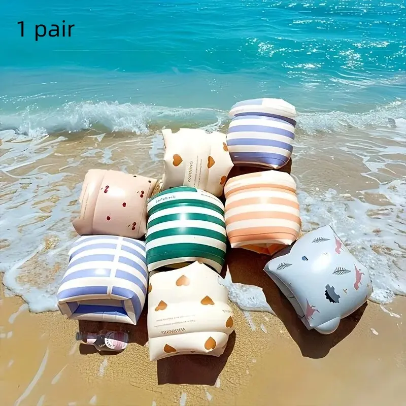 Summer Inflatable Pool Arm Rings, Pool Party Floats, Child Swim Training Armbands, Weight Range 44.09-99.21 Lbs, 1/2/3 Pairs