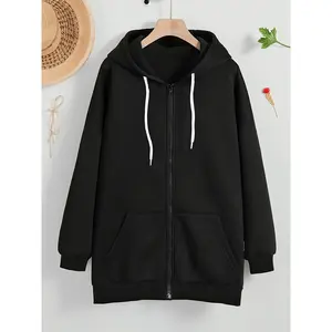 Women's Long-Sleeve Solid Color Jacket