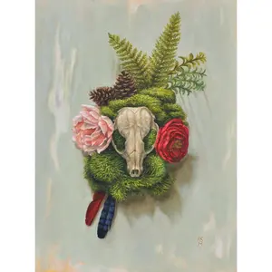 Totem 1: Homage to the Passed and Present giclee print #6 dimensions 10" x 12"