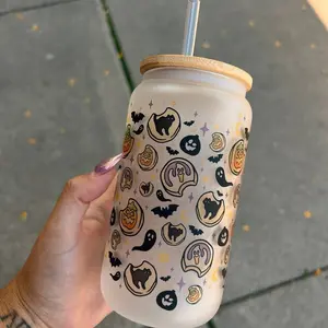 Halloween Cookies glass 16oz