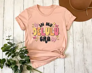 In My Delulu Era Shirt, Comfort Colors, Funny Delusional Tshirt, Gift for Her, Delulu is the Solulu