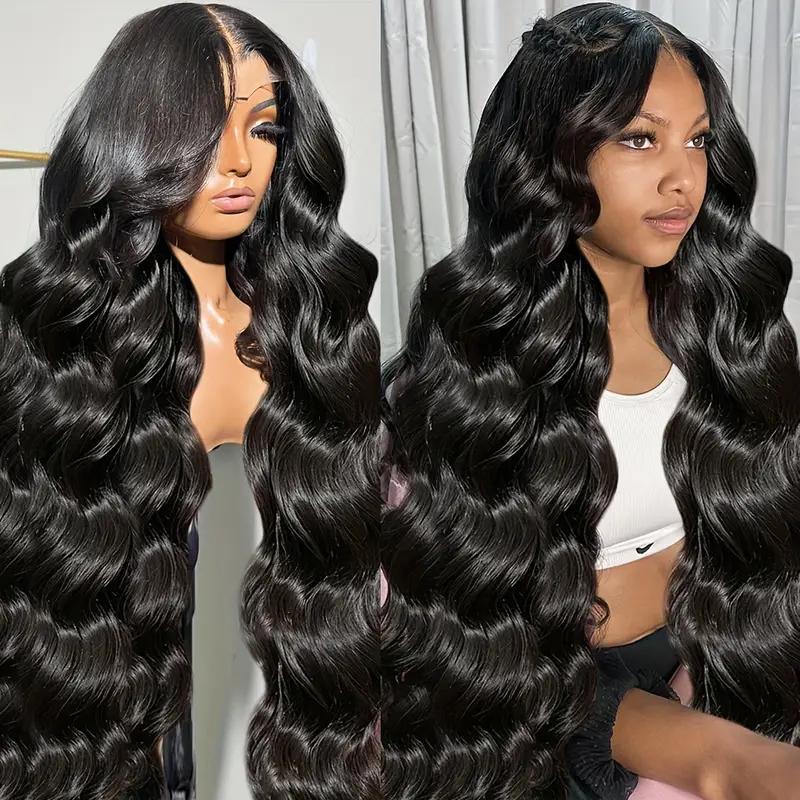 Bling Hair 12~34inch Body Wave 13x6 Lace Frontal Human Wig Hair 13x4 PrePlucked Transparent Lace Frontal Wig Brazilian Hair Wigs For Women TikTokShopBlackFriday