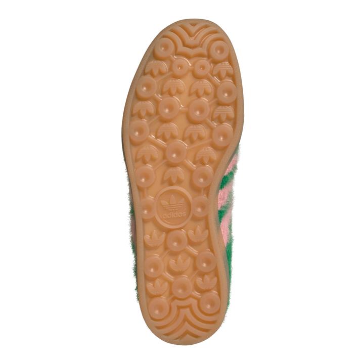 adidas Gazelle Indoor Green Glow Pink Furry Pack JP8342 Women's Sneaker