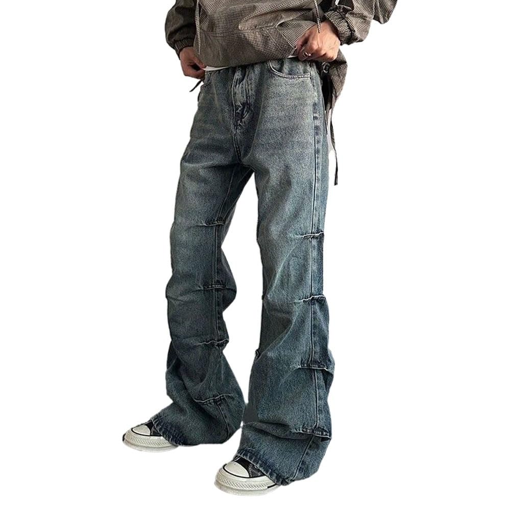 Mens Lightweight Jeans Slim Fit Stretch Denim Pants for Men and Women