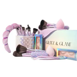 PEARL BLING Mega Glitz & Glam | 30pc Essentials Collection Brush Set