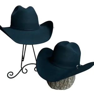 Rodeo Wester 100X Cowboy Cowgirl Wide Brim/ Taco Shape Felt Hat Tejana Wool Vaquero Texana Estilo Sinaloa/Chihuahua