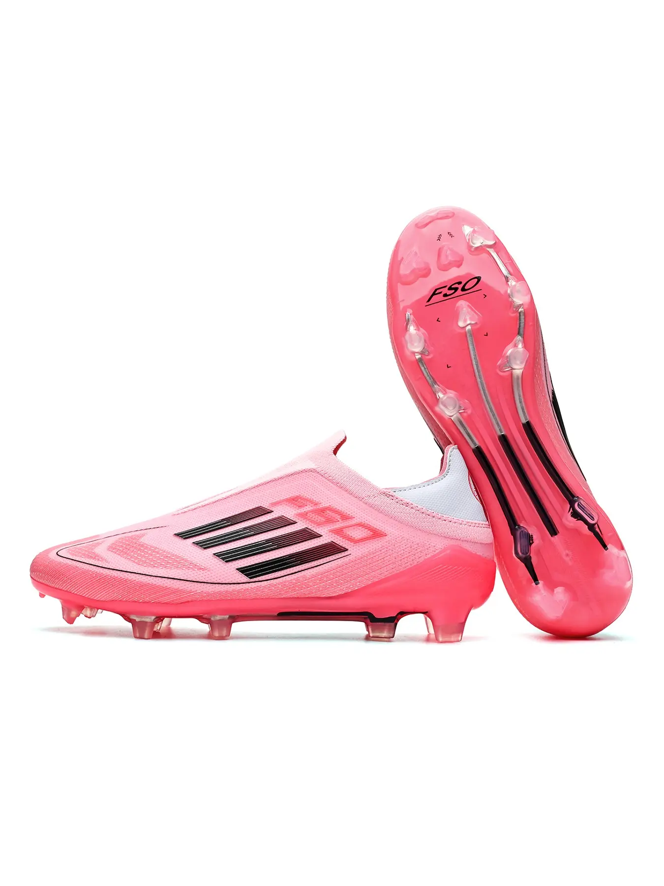 Men's Football Shoes Long Nails Suitable for Artificial Grass Breathable Synthetic Material & Tpu Sole Durable Laces Closure All-Season Outdoor Sports Soccer Cleats Football Boots