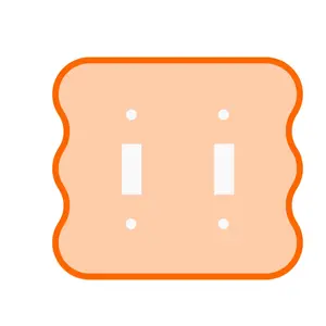 Colorful Light switch cover toggle