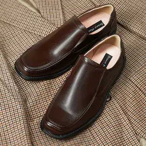 Bruno Marc Men's Leather Lined Slip-On Square Toe Dress Loafers Bruno Marc Men's Leather Lined Slip-On Square Toe Dress Loafers