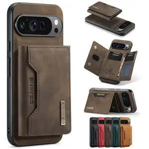 Magnetic Card Holder Design Phone Case, Lightweight Shockproof Cover, 1 Count PU Leather Phone Protective Cover, Phone Accessories Compatible with Google Pixel 9Pro Pixel 8Pro Pixel 7Pro