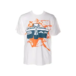 Hellstar Jesus T-Shirt White Orange