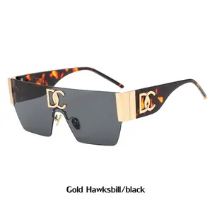 2026 Fashion New Women's Sunglasses, High-End Integrated Windproof Frameless Sports Sun Glasses