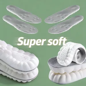 Soft Memory Foam Cushioning Insoles - 4D Cloud-Like Comfort Soles for Men - Trim to Fit Steppers Insoles with Arch Support for Foot Pain Relief and Fatigue Reduction