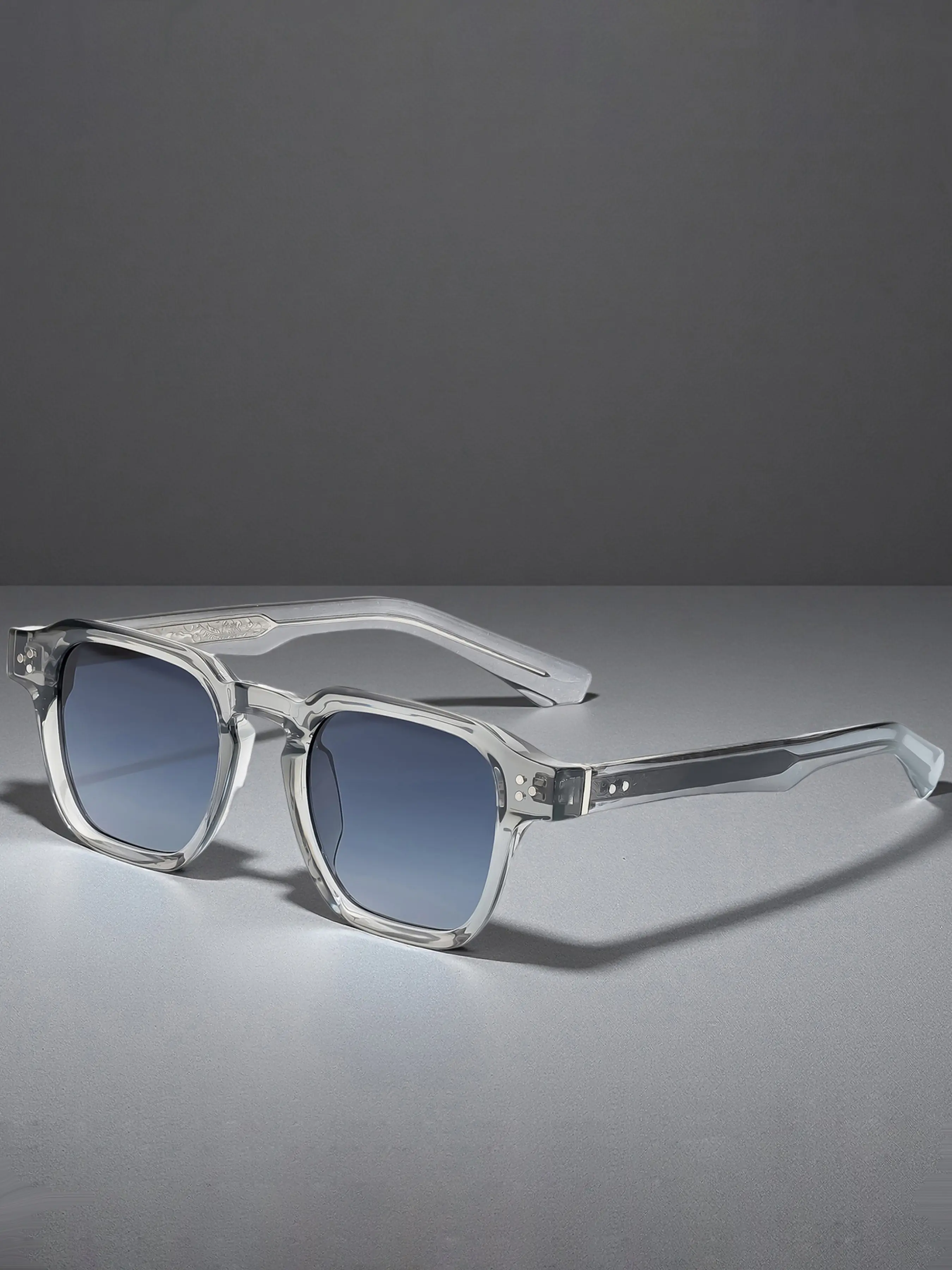 Retro Sunglasses with Box & Glasses Cloth & Glasses Bag, fashionable sunglasses, Trendy Casual Sunglasses for Travel Use, Fashion Accessories for Outdoor Activities