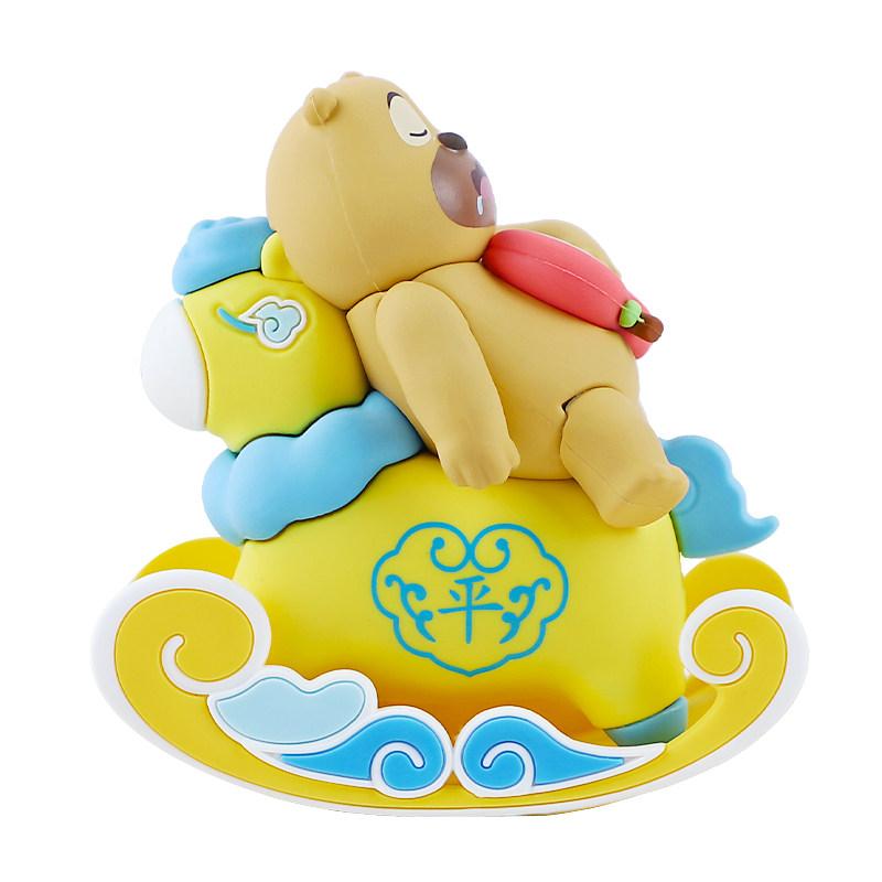 Miniso Bear Outpost Happiness Plus Series Blind Box – Year Of The Horse Collectible Figurine Desk Ornament, Great Gift Idea