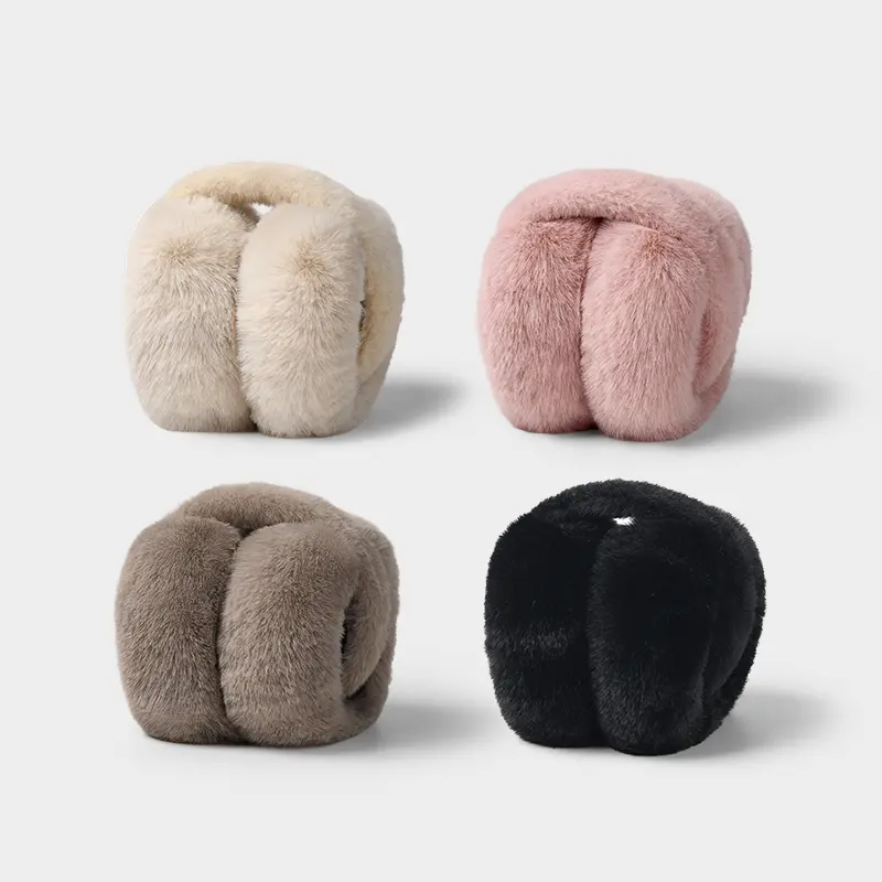 Sturdy and soft plush ear cups, warm winter ear cups, fashionable outdoor ear cups for both women and men, perfect for winter outdoor sports and travel, Ear Snood