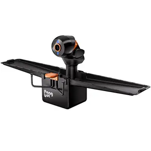 Omni S Pro Clamp-On Table Tennis Robot, Ping Pong Training Machine with 15 m/s Speed, 100 r/s 360° Spin, E Pad S AI Drills, App & Remote Control