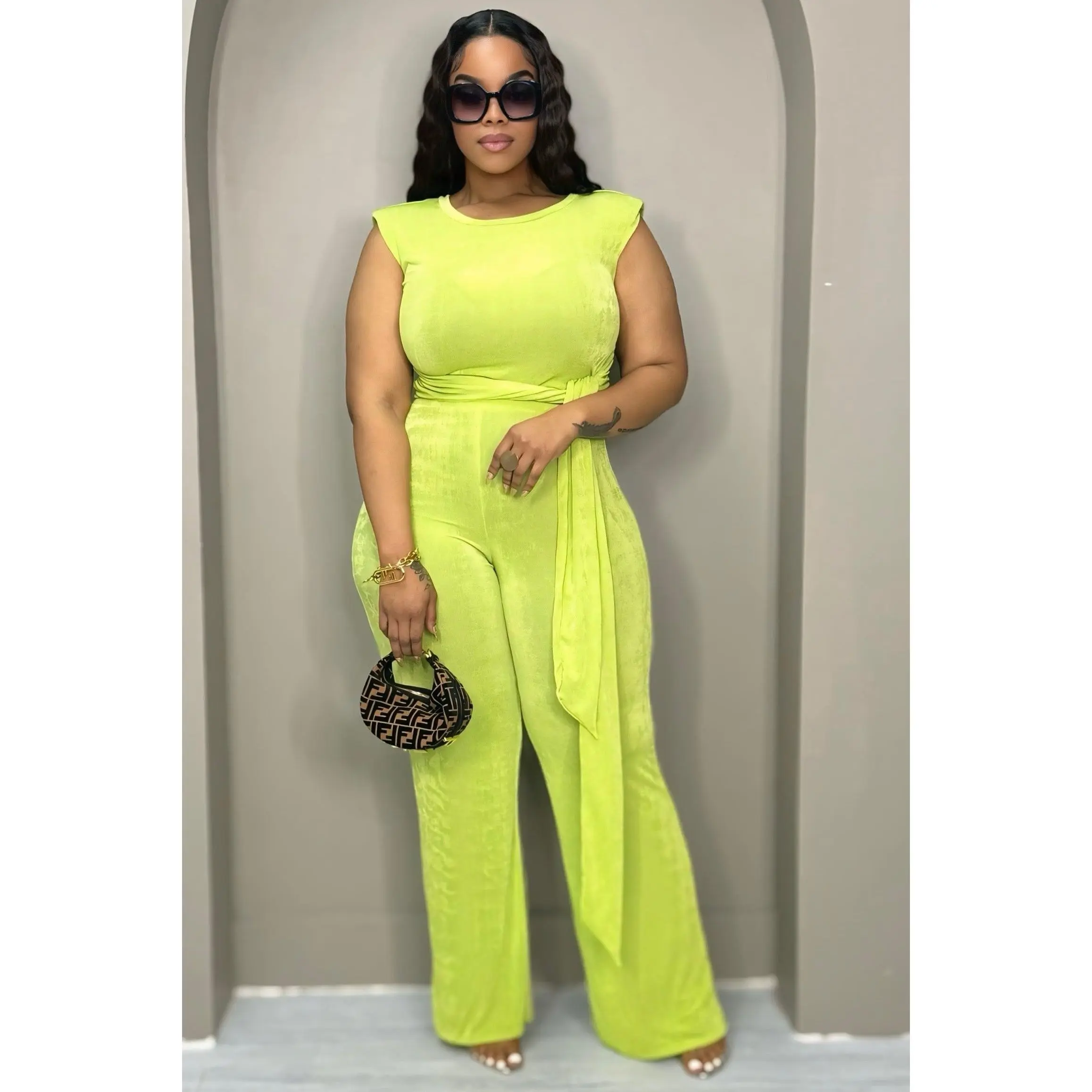 Leonia Lime Light Luxe Plus Size Set