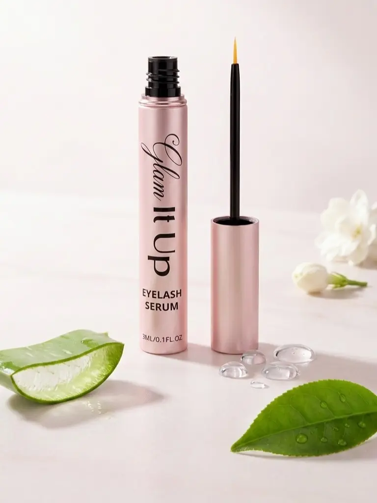 Glam It Up Beauty Eyelash Enhancing Serum - For Longer and Thicker Lashes, Suitable for Once Daily Use