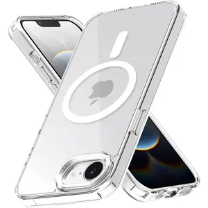 for  16e Case Clear [Compatible with Magsafe  ] Yellowing Resistant  Transparent Cover Protection Rugged for  16e Phone Cases 2025 Clear