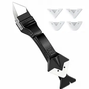 Caulk Scraper Set, Silicone Sealant Scraper Tool, Multi-Angle Caulk Spatula, Ideal for Wall, Floor, Kitchen, Bathroom Use
