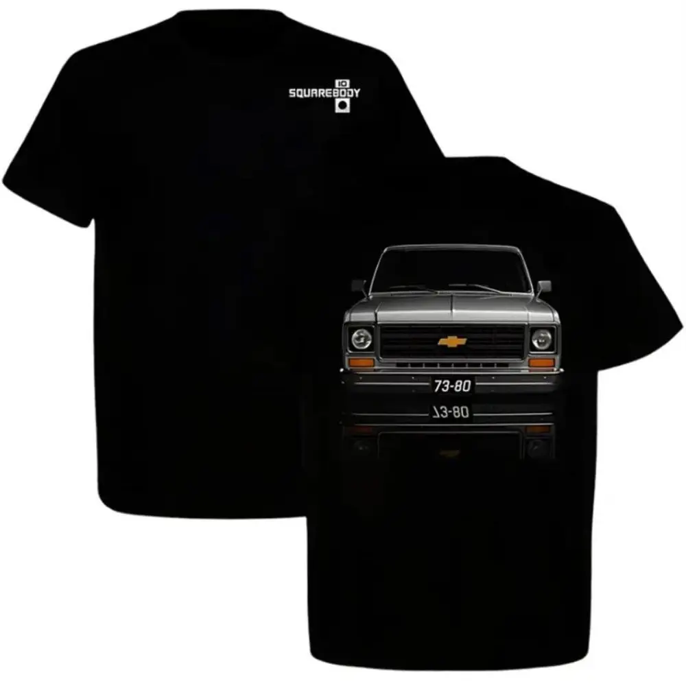 Men's Classic 100% Cotton Soft Breathable Cloth Short-Sleeve Round Neck T-Shirt - USA-Made Unisex Menswear Tops with Heat Transfer Car Photo Print, Gift for Car Enthusiasts, XS-XL & S-3XL Sizes, Sports Use