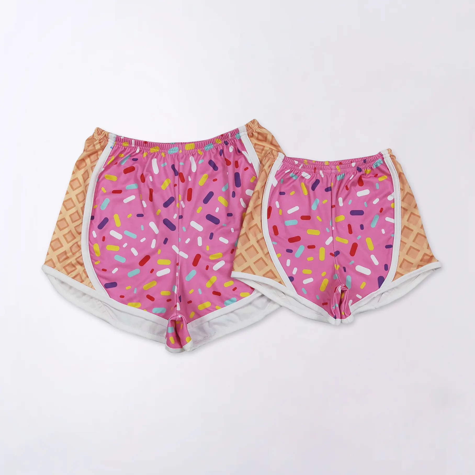 Women's Baseball ice cream Active Shorts Women's Baseball ice cream Active Shorts