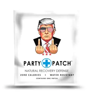 Party Patch - Trump Patch with Zero Calories, Water-Resistant Recovery Patch for Parties and Nights Out Masks