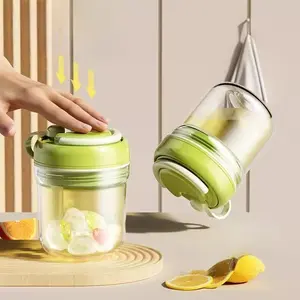 3-in-1 Ice Cup Portable Water Bottle Multifunctional Ice Tray Cup with Straw Home & Outdoor Cold Drink Cup