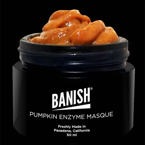 Pumpkin Enzyme Masque with Glycolic Acid -  Instant Glow, Natural Ingredients, Acne Clearing Mask Skincare Exfoliate Exfoliant