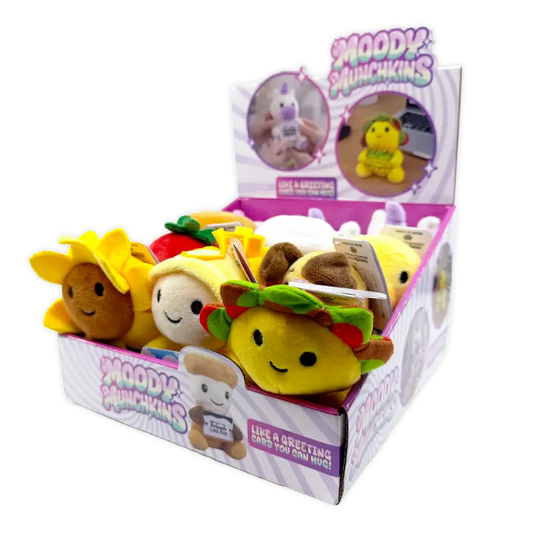Emotional Support Moody Munchkin Pals - 12 Pieces Per Retail Ready Display 26556