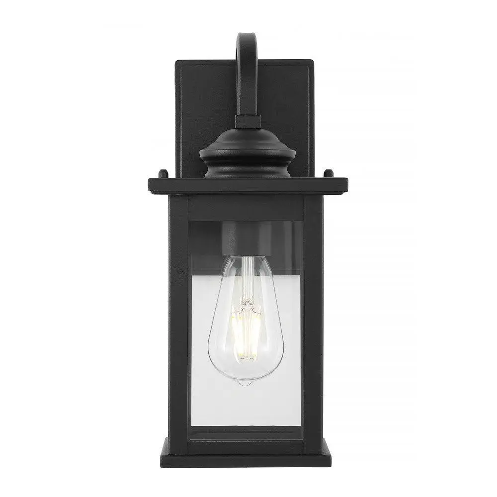 JONATHAN Y Cary Iron/Glass Traditional Modern Lantern LED Outdoor Lantern; for Living Room, Bedroom, Kitchen, Office