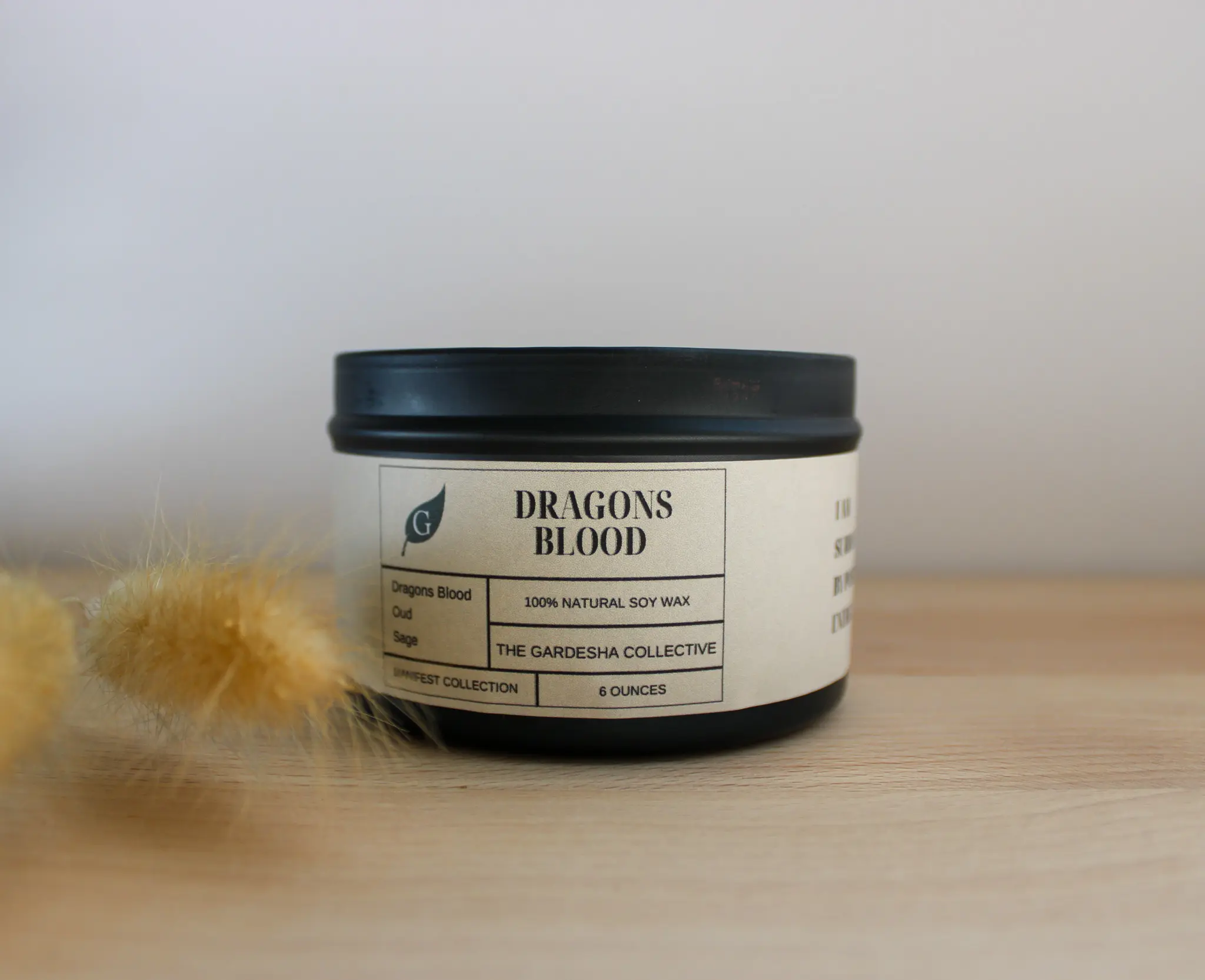 Dragons Blood Soy Candle, Cleansing Tool, Negative Energy Cleansing, Soy Wax, Housewarming, Gift, Ritual, Altar, Melon, Equinox, Decor