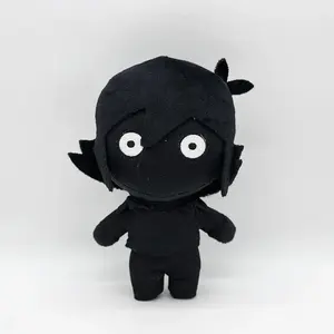 20CM Omori Plush Little Black Plush Plush Creative Design Accompanies Soothing Soft Comfortable Dress Up Doll Kawaii Plushie Toy