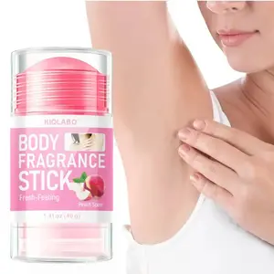1 PCS, Refreshing Peach Scent Body Deodorant, Smooth Solid Fragrance Stick for All-Day Fresh Confidence