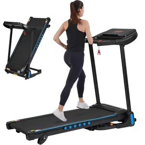 [Bellemave]Foldable Incline & Portable Treadmill – 3.0 HP, 350 lb Capacity, Hydraulic Auto-Fold, Type-C & USB Charging, 10 MPH, Bluetooth Speaker, Dual-Layer Shock Absorption for Home Cardio