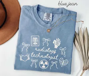 Radiology Coquette Shirt • RAD Tech Comfort Colors Work Tshirt • Xray Tech Gifts • RAD Tech Gift • Radiology Department Graduation Gift Fabric Top Womenswear Fit