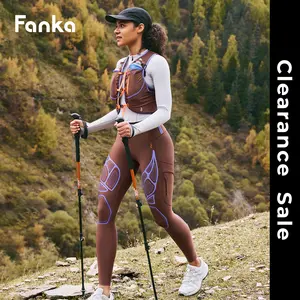 Fanka SpeedTrek Leggings - Hiking Leggings for Women, Multi-Pockets, Targeted Support and Durable