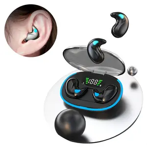 Waterproof earbuds with digital display, in-ear design sleep earbuds, sports, gaming, running, skiing, Halloween/Christmas gifts, family, friends gifts Audio Headphone