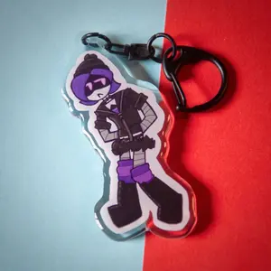 Uzi doorman Acrylic Keychain - Murder Drones