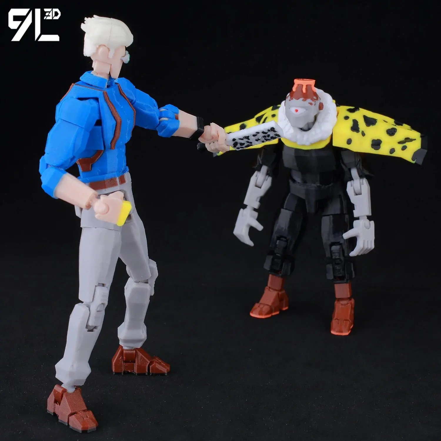 9LToyWodu Printed T13 LUCKY13 Nanami Kento Poseable Figure JJK