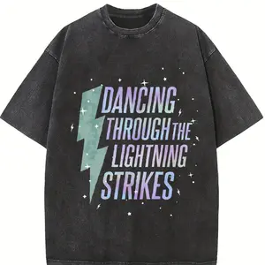 Comfort Colors Opalite Showgirl Shirt, Dancing Through The Lightning Strikes, TS Inspired Graphic Tee, Now The Sky Is Opalite